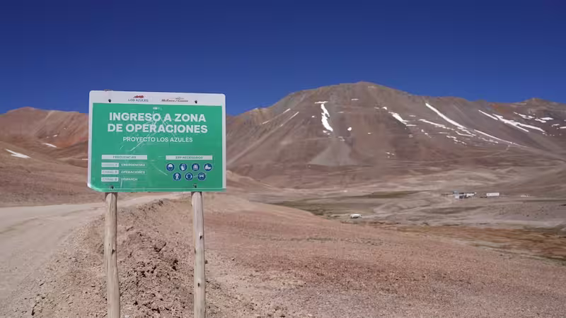 Illustrative image for the news: Copper: Los Azules Requests Admission to Argentina's Incentive Regime for Large Investments | Panorama Minero