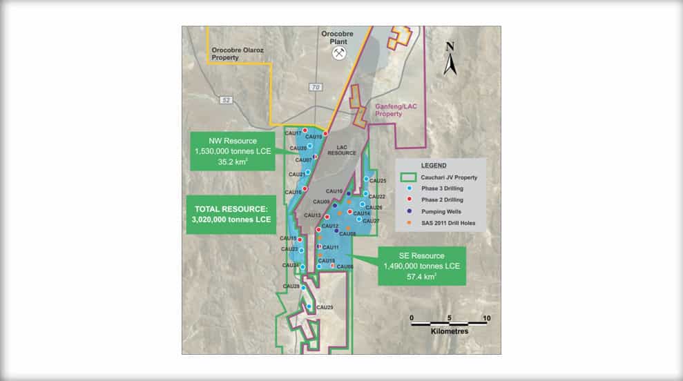 Imagen ilustrativa para la noticia: Cauchari JV Project Update Continued Success in Phase III Program in the SE Sector | Panorama Minero