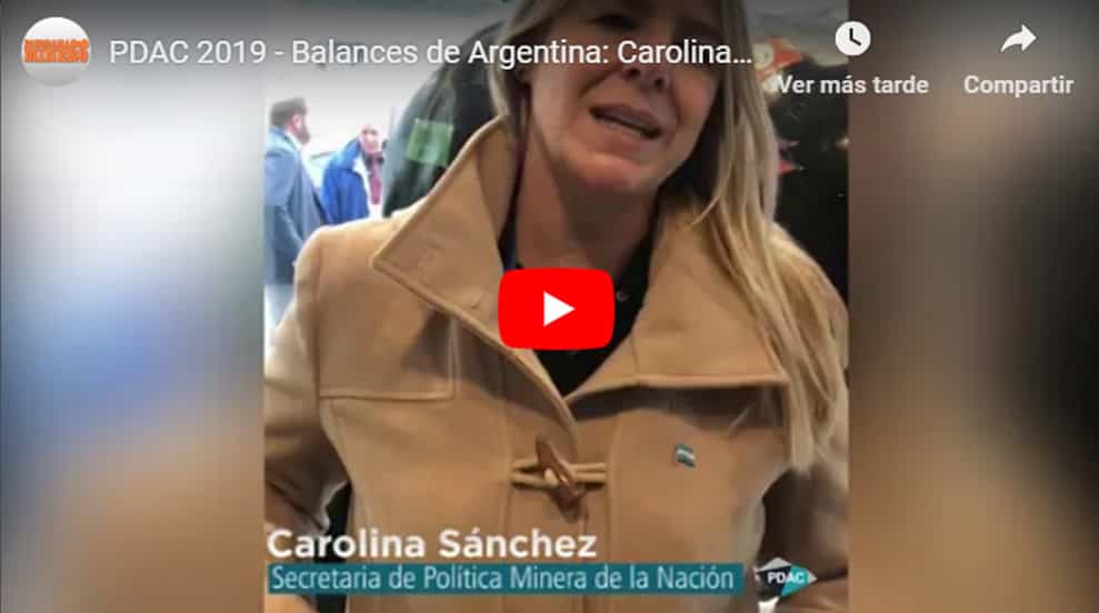 Imagen ilustrativa para el artículo: Balances de PDAC 2019: Ing. Carolina Sánchez, secretaria de Política Minera de la Nación