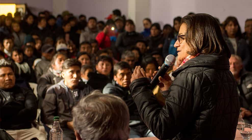 Imagen ilustrativa para el artículo: Catamarca: Lucía Corpacci participó de asamblea vecinal para debatir fondos de la actividad minera