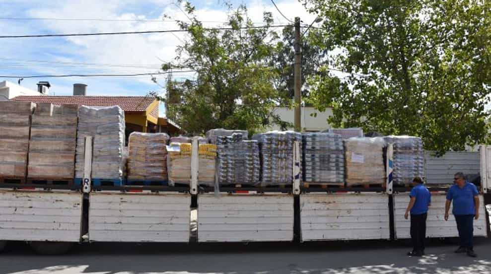 Minas Argentinas entregó 4.000 módulos alimentarios en Jáchal