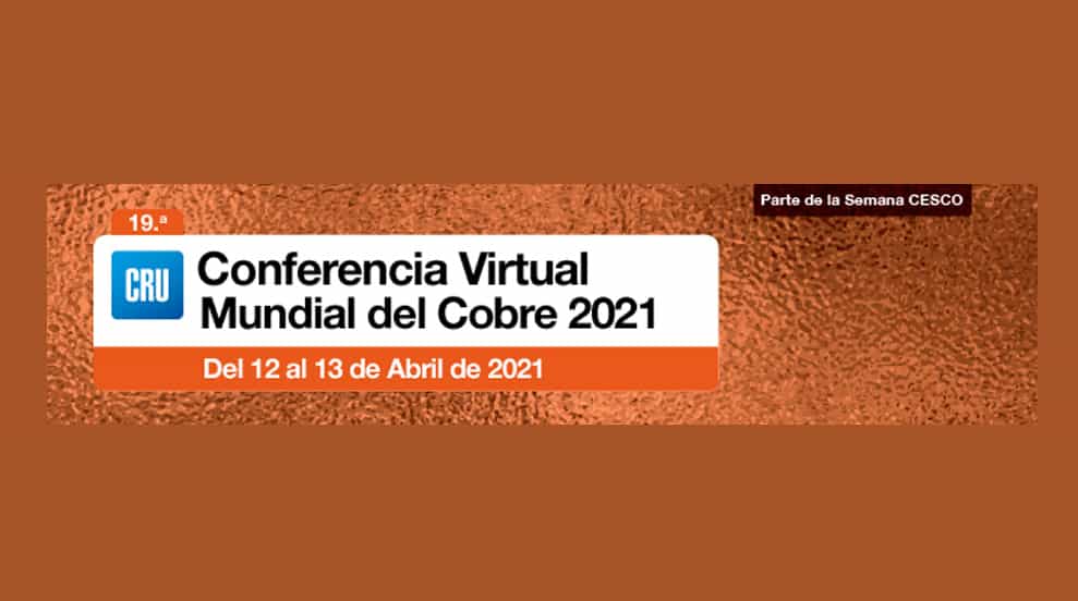 Imagen ilustrativa para el artículo: Conferencia mundial del cobre 2021