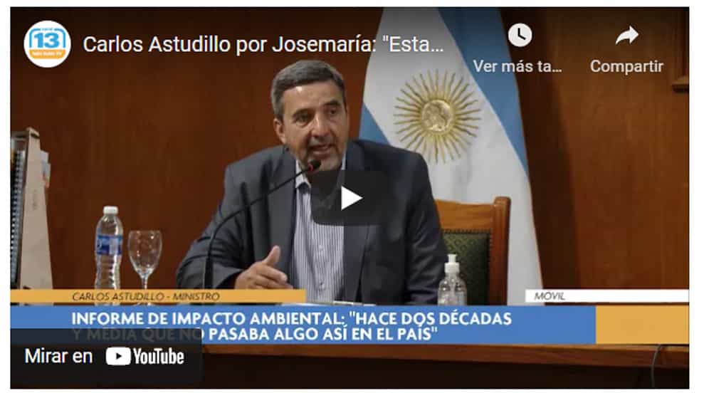 “Se están dando todas las condiciones para que en 2022 Josemaría sea un proyecto en construcción”