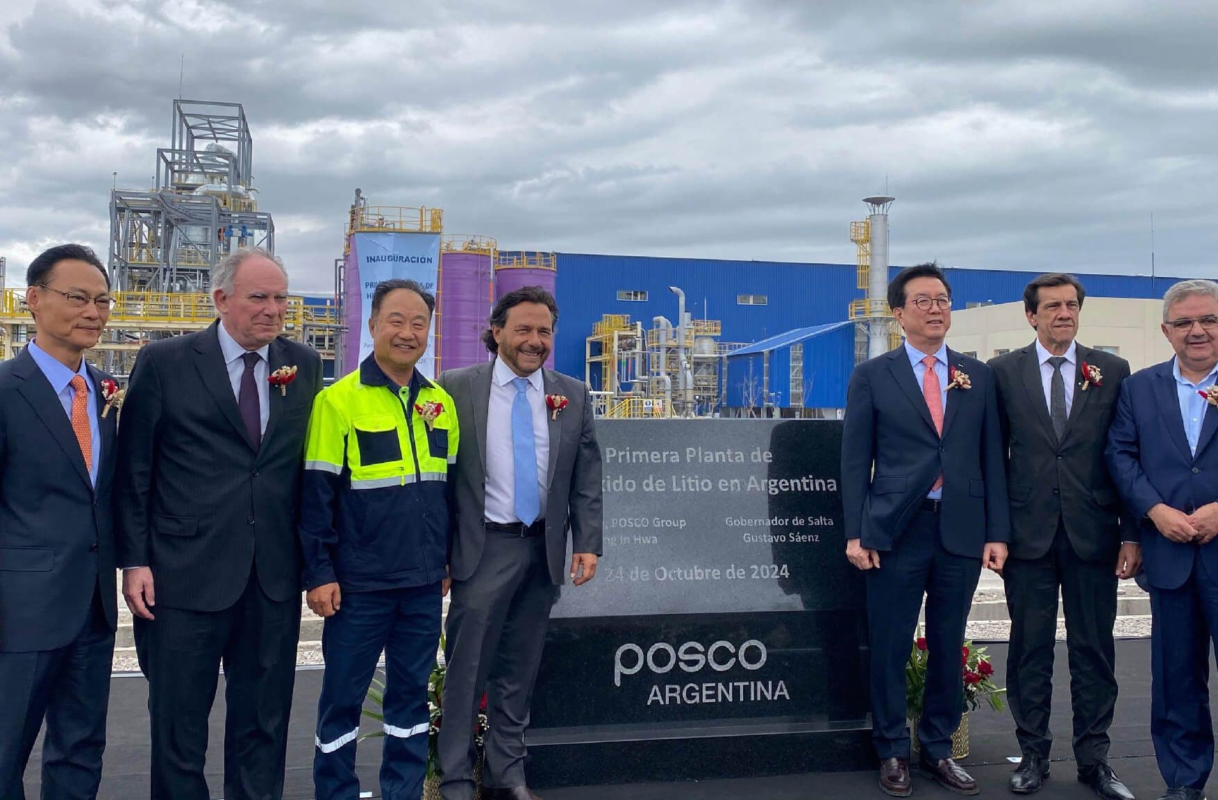 Posco Launches the First Commercial Lithium Hydroxide Plant in Argentina