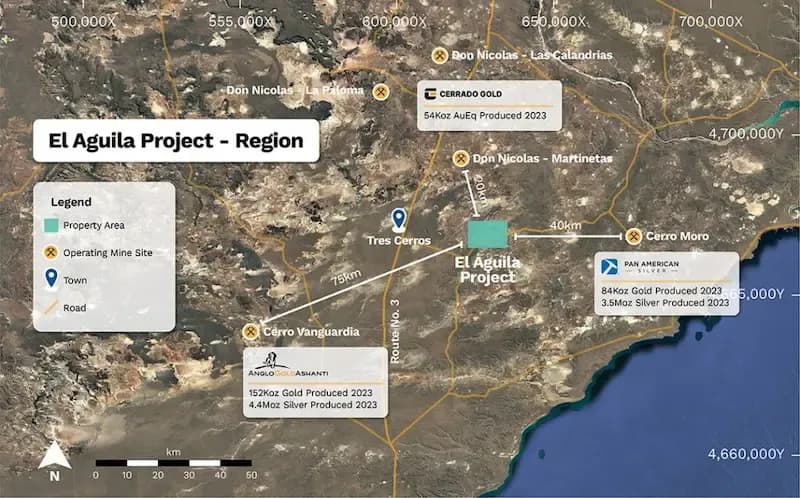 Santa Cruz: Field Work Commenced at El Aguila Project