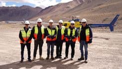 Illustrative image for the news: National and International Authorities Visited the Copper Project | Panorama Minero