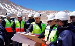 Imagen ilustrativa para la noticia: Cobre: Autoridades diplomáticas y del sector empresario visitaron el proyecto Los Azules