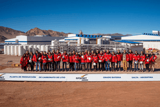 Illustrative image for the news: The Centenario lithium mine is now operational, the first to enter the production phase in Salta