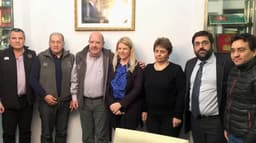 Imagen ilustrativa para la noticia: La Secretaria de Minería visitó la sede central de AOMA y escuchó diferentes enfoques de los dirigentes mineros sobre esta industria