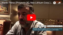 Imagen ilustrativa para la noticia: VIDEO | Entrevista a Waldo Pérez y el aumento del 227 % en los recursos de litio del Proyecto 3Q