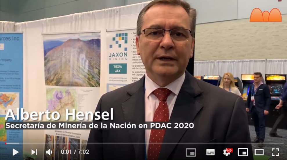 VIDEO | Alberto Hensel &#8211; PDAC 2020: «Nos interesa una minería puesta al servicio del crecimiento social y económico»