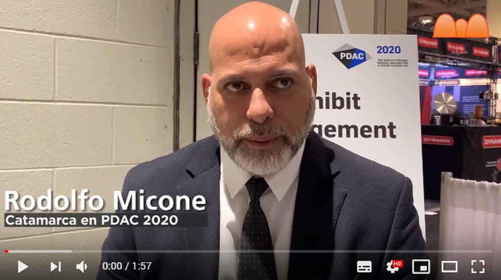 VIDEO | Rodolfo Micone en PDAC2020: «Con la creación del Ministerio de Minería jerarquizamos el modelo de Catamarca»