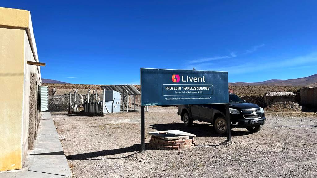 Livent finalizó e inauguró paneles solares para escuelas de Catamarca