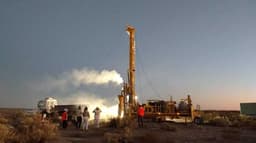 Imagen ilustrativa para la noticia: Río Negro: Blue Sky inicia perforaciones en el proyecto de uranio y vanadio Amarillo Grande