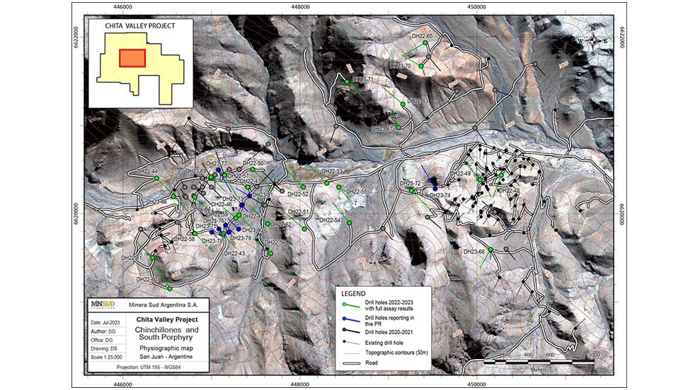 Proyecto Chita: Minsud encuentra mineralización adicional en Chinchillones