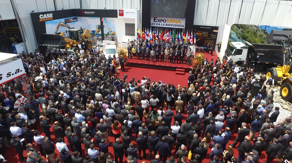 Imagen ilustrativa para la noticia: ESTE MIÉRCOLES SE INAUGURÓ EXPOMINA PERÚ 2018  CON PRESENCIA DE AUTORIDADES NACIONALES Y EXTRANJERAS | Panorama Minero